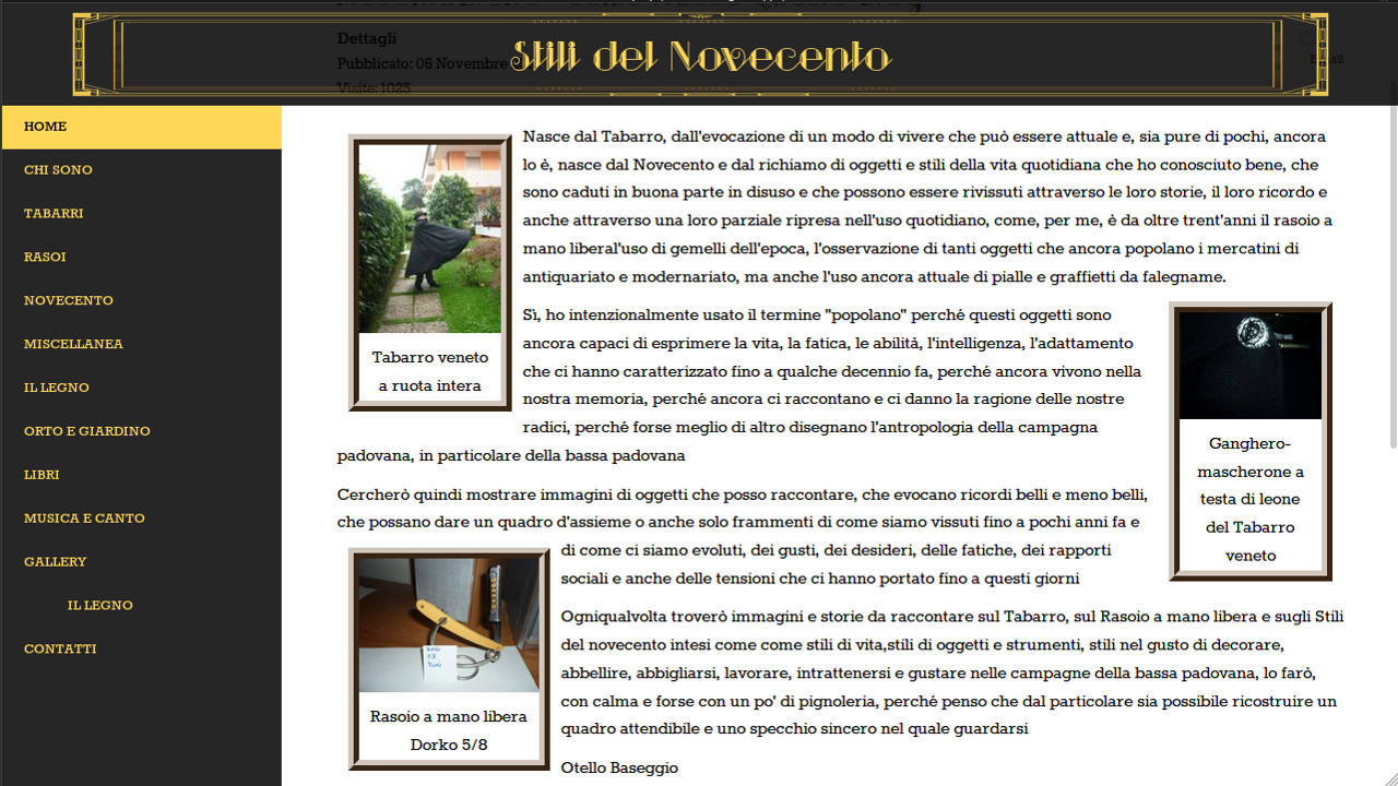 Stili del novecento